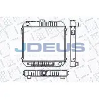 Радиатор охлаждения двигателя JDEUS 2380293 WORVJQ RA0200220 ZB VII1