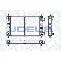 Радиатор охлаждения двигателя JDEUS RHCTL RA0200370 2380303 4RRQ H