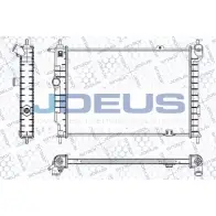 Радиатор охлаждения двигателя JDEUS N 86ZHJ 0FP8W Opel Astra (F) 1 Хэтчбек 1.6 i (F08) 71 л.с. 1993 – 1996 RA0200450