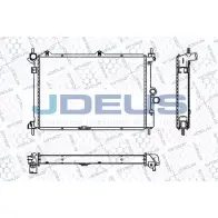 Радиатор охлаждения двигателя JDEUS 1PTAA08 RA0200620 Opel Astra (F) 1 Универсал 1.7 TD (F08. C05) 68 л.с. 1994 – 1998 XE C3AK