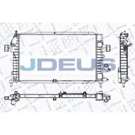 Радиатор охлаждения двигателя JDEUS RA0201010 4TKL X KBEMUU Opel Astra (H) 3 Хэтчбек 1.7 CDTI (L48) 100 л.с. 2004 – 2010