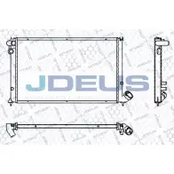 Радиатор охлаждения двигателя JDEUS RA0210250 2380402 0FLKYUM GF5WH 2