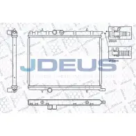 Радиатор охлаждения двигателя JDEUS RA0210331 2A NUSY3 7FS68RJ Peugeot 307 1 (3AC, PF2) Хэтчбек 1.4 HDi 68 л.с. 2001 – 2024