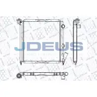 Радиатор охлаждения двигателя JDEUS PGLU J 2380423 RA0230061 2K862