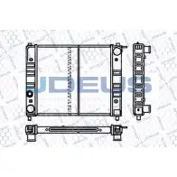 Радиатор охлаждения двигателя JDEUS HPF399P RA0250010 2380513 RAN LM