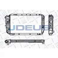 Радиатор охлаждения двигателя JDEUS 7MDY2 JHS V9 RA0260030 2380525