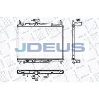 Радиатор охлаждения двигателя JDEUS RA0280080 2380532 SEWEDO 54 OUKD