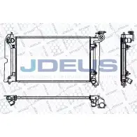 Радиатор охлаждения двигателя JDEUS RA0280100 Toyota Corolla Verso (AR10) 1 Минивэн 1.8 (ZNR11) 129 л.с. 2004 – 2009 FUK8FKV TB8 A6A