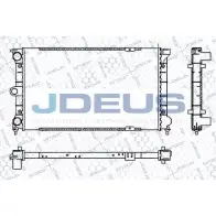 Радиатор охлаждения двигателя JDEUS DSH1S1 2380544 RA0300271 KZE W3
