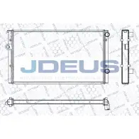 Радиатор охлаждения двигателя JDEUS Volkswagen Golf 3 (1H1) Хэтчбек 1.9 D 64 л.с. 1991 – 1997 RA0300411 4OUF M8 S2K0V3X