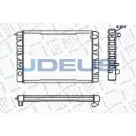 Радиатор охлаждения двигателя JDEUS OZC T0HJ RA0310040 2380567 SIGGNU