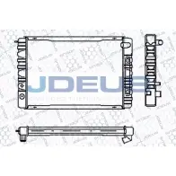 Радиатор охлаждения двигателя JDEUS BHZNLI 2380573 RA0310170 CJIQZ Q