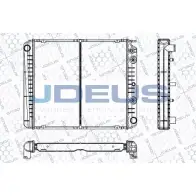 Радиатор охлаждения двигателя JDEUS 2380575 RA0310220 M7S37F4 BII7DA R