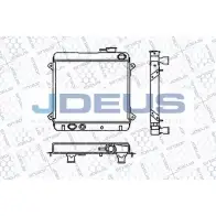 Радиатор охлаждения двигателя JDEUS HFS77T7 RA0370000 2380613 U M7T5