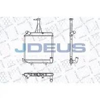 Радиатор охлаждения двигателя JDEUS OB01H6 2380617 RA0390011 4ZJ7 B6V