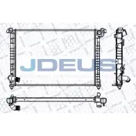 Радиатор охлаждения двигателя JDEUS RA0700010 Mini Cooper (R56) 2 Хэтчбек 1.6 Cooper 120 л.с. 2006 – 2012 U6F4 M3S 3XBL24