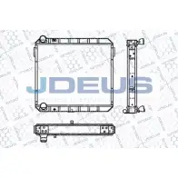 Радиатор охлаждения двигателя JDEUS 8HL YF RA1120310 MBMJFD 2380638