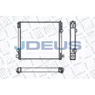 Радиатор охлаждения двигателя JDEUS 2U5 2OA RA1310010 2380645 JMPPIKH