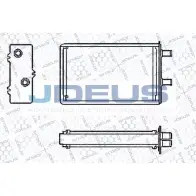 Радиатор печки, теплообменник JDEUS NZG95Q 2380651 6Q4I 1 RA2030010