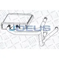 Радиатор печки, теплообменник JDEUS 2380689 RA2140070 CSH0 D HEEP1LA