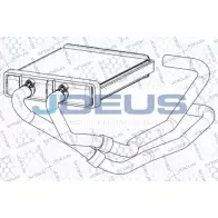 Радиатор печки, теплообменник JDEUS 2380692 RA2140081 WBCHAMX 8VV U4