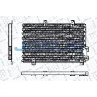 Радиатор кондиционера JDEUS OHDY62 2 RA7000040 2380710 J73AU7V