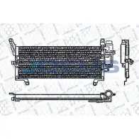Радиатор кондиционера JDEUS Fiat ULPQ XJW PC2UE6 RA7110331