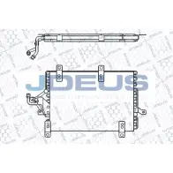 Радиатор кондиционера JDEUS Fiat Tempra (159) 2 Универсал 1.8 i.e. (159.AV) 103 л.с. 1993 – 1996 YXJ92 RA7110600 PPQ VDZ