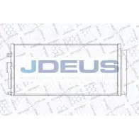 Радиатор кондиционера JDEUS RA7111300 JQT8O S 2380774 TCEP6