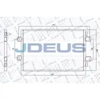 Радиатор кондиционера JDEUS 2380791 F5 4WBQ 11H8ZWD RA7230920
