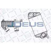 Интеркулер JDEUS I6 WGT EPEC8 Fiat Stilo (192) 1 2001 – 2010 RA8110860