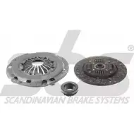 Комплект сцепления SBS 1201133642 VG70 381 Opel Astra (F) 1 Универсал 2.0 i 16V (F08. C05) 150 л.с. 1993 – 1998 N954X