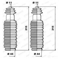 Пыльник рулевой рейки MOOG K150049 RRU8 1Q 1320939 - Изображение 2