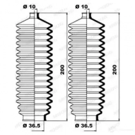 Пыльник рулевой рейки MOOG K150019 1320909 N TLJL4X - Изображение 2
