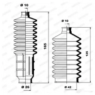 Пыльник рулевой рейки MOOG 1320951 L6W IZF K150061 - Изображение 2
