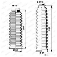 Пыльник рулевой рейки MOOG K150259 5CK EKB 1321148 - Изображение 2