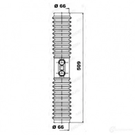 Пыльник рулевой рейки MOOG K150064 I G36XN 1320954 - Изображение 2