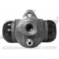 Рабочий тормозной цилиндр SBS 1340802557 H44X8 Ford Fiesta 4 (DX, JA, JB) Хэтчбек 1.1 50 л.с. 1995 – 1996 RPD X7