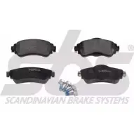Тормозные колодки, дисковые, комплект SBS 2389481 3MLK4 I HUKR 1501221970