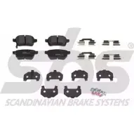 Тормозные колодки, дисковые, комплект SBS H34 RVVQ 2389568 H3ZEM6F 15012223100