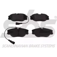 Тормозные колодки, дисковые, комплект SBS PS6ITAY 2389606 WVA 21557/19 1501222350