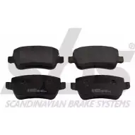 Тормозные колодки, дисковые, комплект SBS 2389633 SSS47X PI9 ML 1501222379
