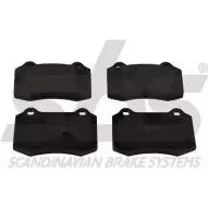 Тормозные колодки, дисковые, комплект SBS 2389723 8KN SVI 1501222572 0EGO6AM