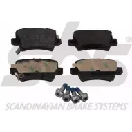 Тормозные колодки, дисковые, комплект SBS 2389768 1 1SFZ1 1501222639 HTZBOEZ