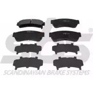 Тормозные колодки, дисковые, комплект SBS 97B I35 1501223255 NDPSB8 2389864