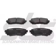 Тормозные колодки, дисковые, комплект SBS AK09BSG N44K4 4 2389869 1501223260