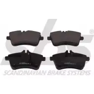 Тормозные колодки, дисковые, комплект SBS 3KRYHPY WVA 23881/19,5 2389924 1501223355