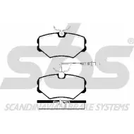 Тормозные колодки, дисковые, комплект SBS 2390088 2UF7XRB WVA 21444/19 1501223734