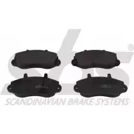 Тормозные колодки, дисковые, комплект SBS WVA 23302/18,0 K0JQOM 2390148 1501223945