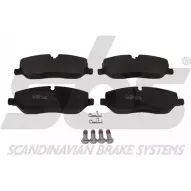 Тормозные колодки, дисковые, комплект SBS U3T5JQ6 WVA 24191/18,2 2390204 1501224030